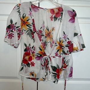 Floral Cover Up Top